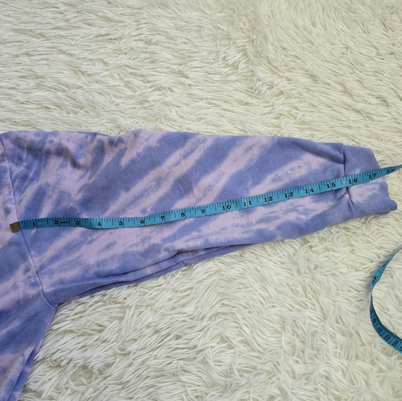 Odd Future Purple Tie Die Cropped Sweatshirt SZ L - Picture 8 of 10